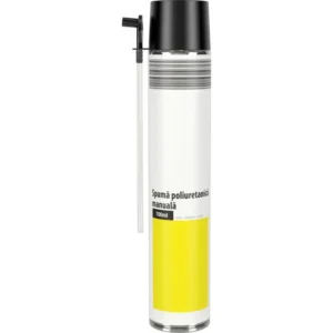 Spuma poliuretanica pentru izolare termica, aplicare manuala, galben, 700 ml