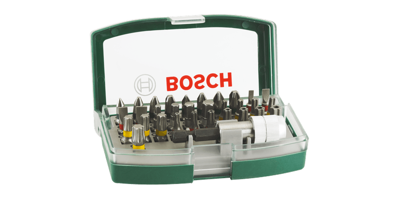 Biti S2 Bosch, cu adaptor, otel (set 32 buc) - imagine 2