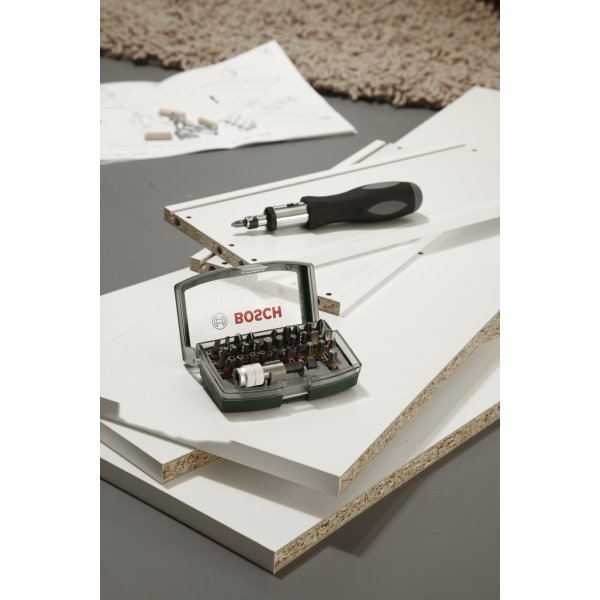 Biti S2 Bosch, cu adaptor, otel (set 32 buc) - imagine 6