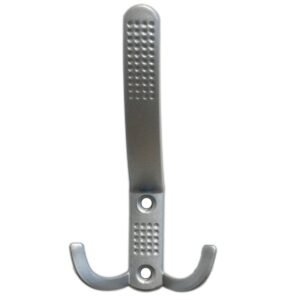 Cuier mobila cu 3 agatatoare, aluminiu, argintiu, pentru baie, dormitor, hol, prindere pe mobila, Noktali 53482