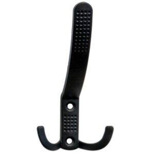 Cuier mobila cu 3 agatatoare, aluminiu, negru, pentru baie, dormitor, hol, prindere pe mobila, Noktali 55712