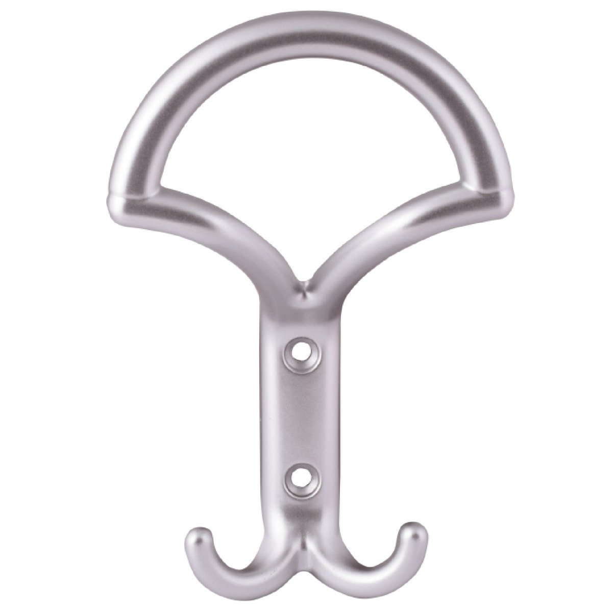 Cuier mobila cu 3 agatatoare, aluminiu, argintiu, pentru baie, dormitor, hol, prindere pe mobila, ETA 17969