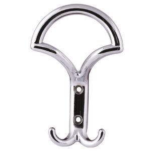 Cuier mobila cu 3 agatatoare, aluminiu, crom lucios, pentru baie, dormitor, hol, prindere pe mobila, ETA 36458