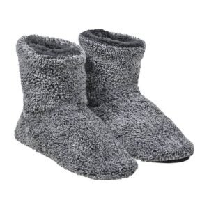 Botosei din Blana Artificiala Gri Alba pentru Barbati