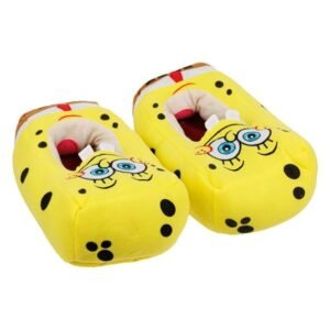 Papuci 3D Sponge Bob Galbene pentru Barbati