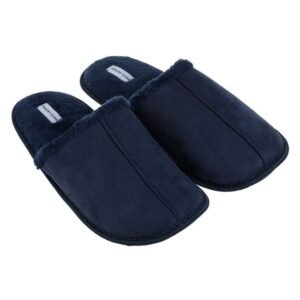 Papuci de Iarna Albastri cu Talpa Pufoasa pentru Barbati