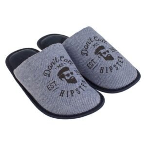 Papuci Albastri cu Imprimeu "Hipster" pentru Barbati