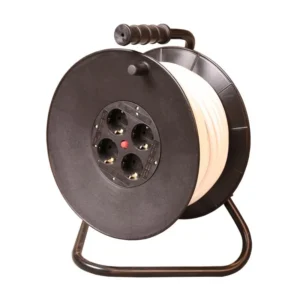 Tambur Relee, IP20, 4 prize, 3 x 2.5 mmp, 3500 W, 40 m, negru