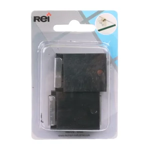 Suport oglinda Rei, ABS, inox mat, max 5 kg (set 4 buc)