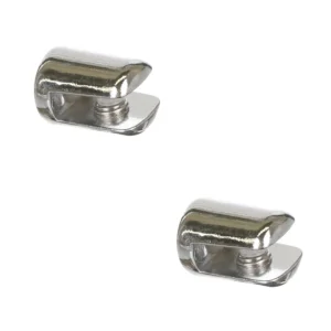 Suport polita sticla, 3-6 mm, crom (set 2 buc)