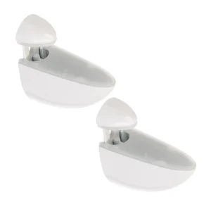 Suport polita sticla, 3-26 mm, alb (set 2 buc)