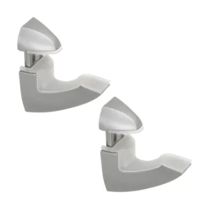 Suport polita sticla, 3-26 mm, crom mat (set 2 buc)