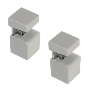 Suport polita sticla , 3-19 mm, crom mat (set 2 buc)