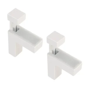 Suport polita sticla 2445, 3-40 mm, alb (set 2 buc)