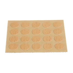 Capac mascare, autoadeziv, Ø 12 mm, fag (set 40 buc)