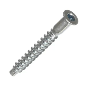 Surub conector, cap plat, 5 x 40 mm (8 buc)