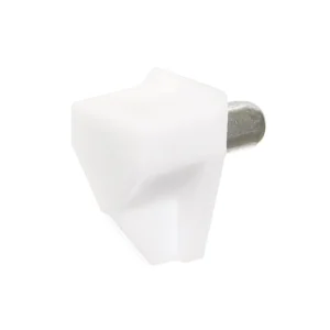 Suport raft, plastic, 5 mm, alb (set 8 buc)