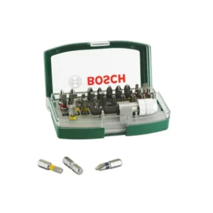 Biti S2 Bosch, cu adaptor, otel (set 32 buc)