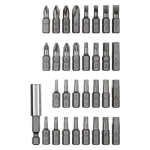 Biti Dexter, cu suport magnetic, otel (set 31 buc)