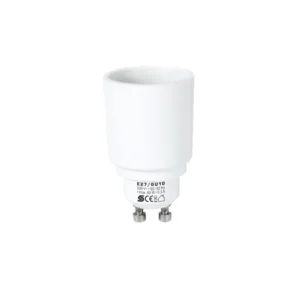 Adaptor soclu bec E27/ GU10, plastic