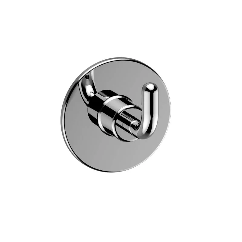 Cuier baie Sensea Spring, o agatatoare, din otel, fixare prin gaurire, argintiu lucios