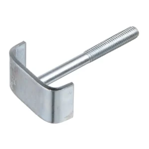 Clema prindere panou bordurat zincat Tip1, 80 x 8 mm, gri