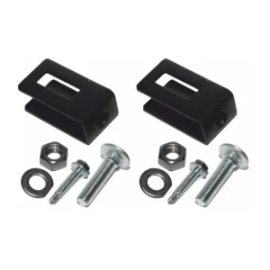 Conectori panou gard, otel (set 2 buc)