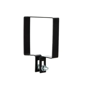 Clema capat, metal, 10 x 10 cm, negru