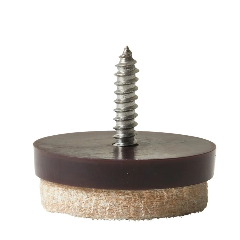 Protectie pardoseala pentru mobila, Standers, pasla, cu surub, Ø 28 mm (set 4 buc)