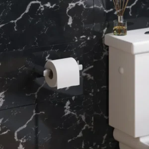 Suport hartie igienica Sensea Neo, din metal, fixare prin gaurire, crom mat