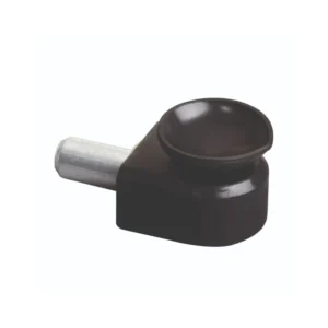 Suport polita sticla, 5 mm, cupa cauciuc, negru (set 8 buc)