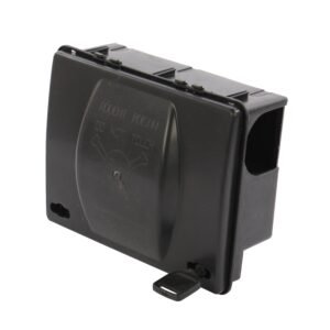 Statie de intoxicare rozatoare, plastic, negru, 23 x 18 x 9.5 cm