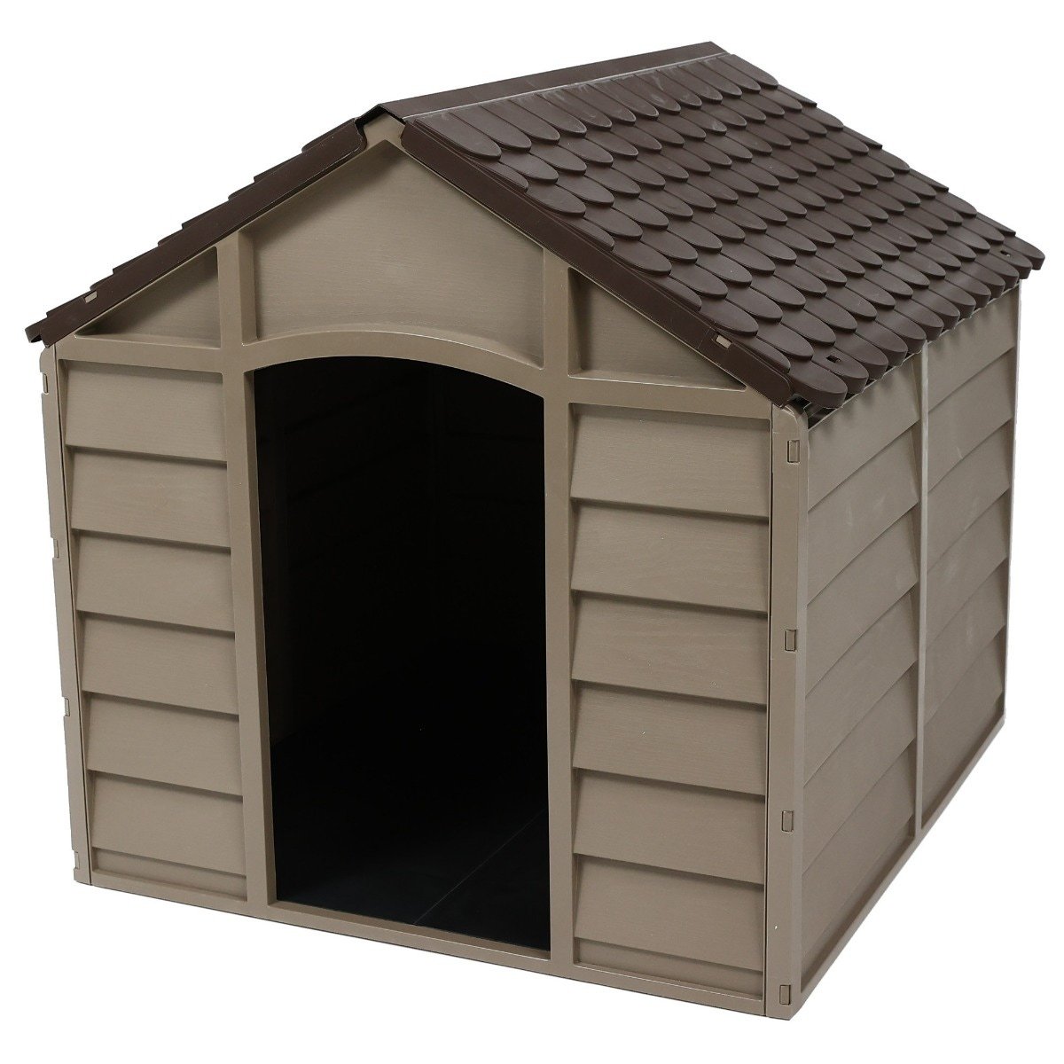 Cusca pentru caini talie medie, 10-701, PVC, maro, 71 x 71 x 68 cm