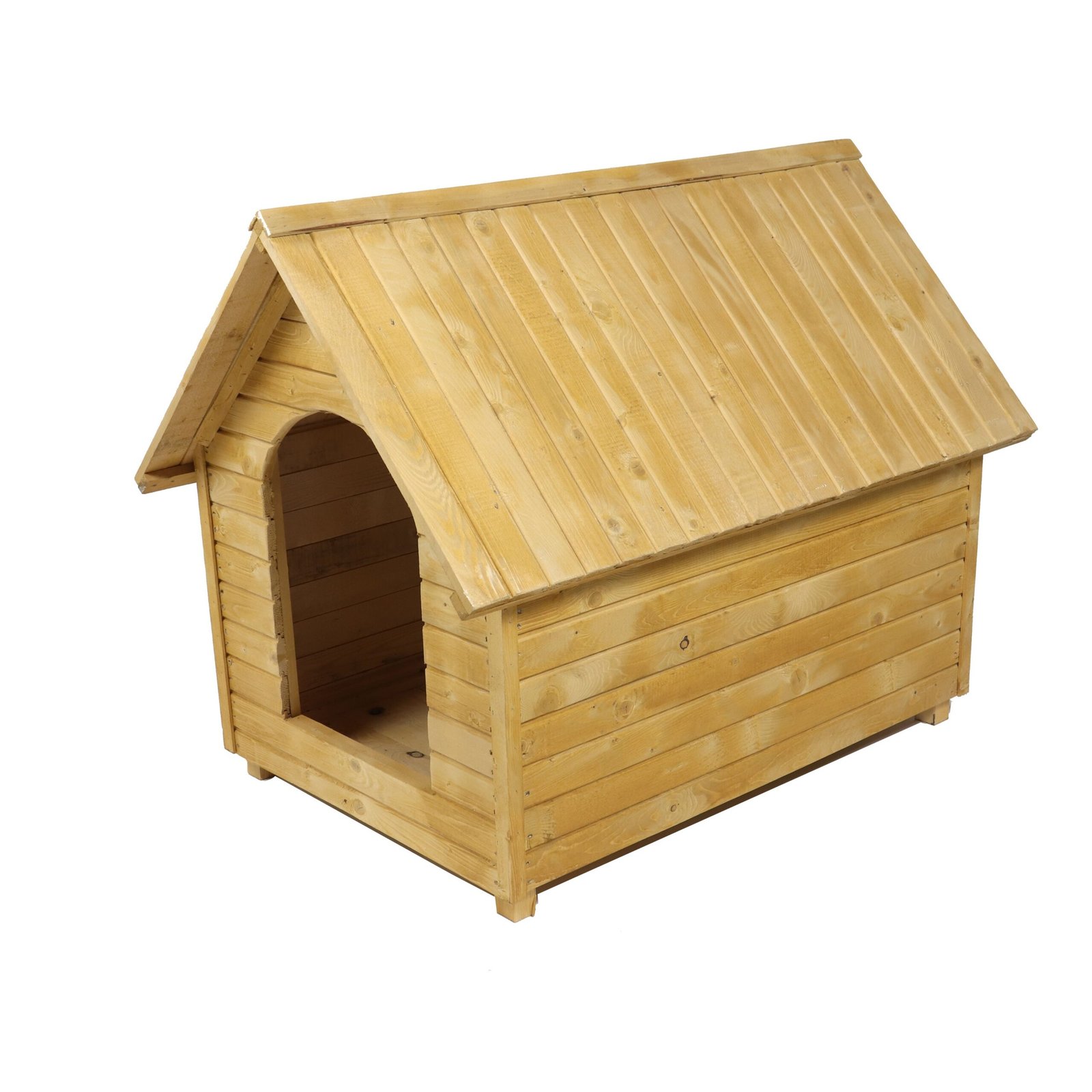 Cusca pentru caini talie mare, 3320, din lemn, maro, 134 x 91 x 104 cm