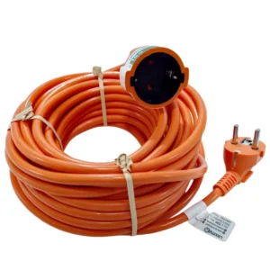 Cordon prelungitor Lexman, IP20, 1 priza, 3 x 1.5 mmp, 3680 W, 15 m, portocaliu