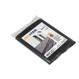 Folie protectie Dexter pentru zugravit, din polietilena, 5 x 4 m, 5 microni, pentru exterior