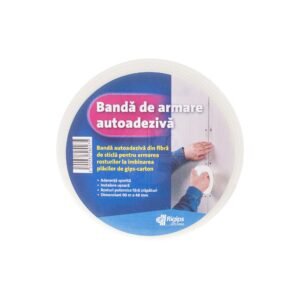 Banda armare Rigips, autoadeziva, fibra de sticla, 48 mm x 45 m