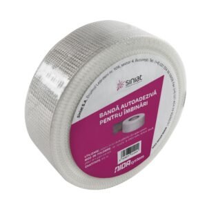 Banda imbinare Siniat Nida, autoadeziva, fibra de sticla, 48 mm x 90 m